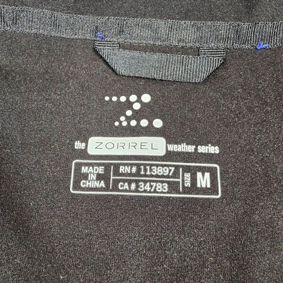 Zorrel Jacket Womens Medium Blue Weather Series Zip Pockets Reflective Coat - Picture 11 of 16